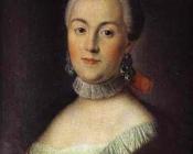 阿雷克西 安特罗波夫 : Portrait of Grand Duchess Catherine Alekseevna, Future Empress Catherine II the Great